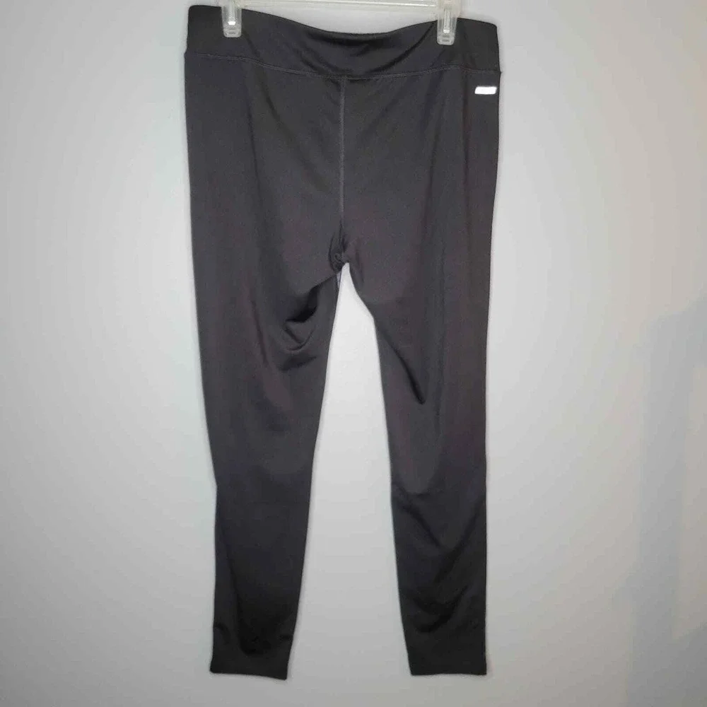 Danskin Now Leggings Size L Gray Black Leopard‎ Print Full Length Yoga Pants Gym - Picture 4 of 9